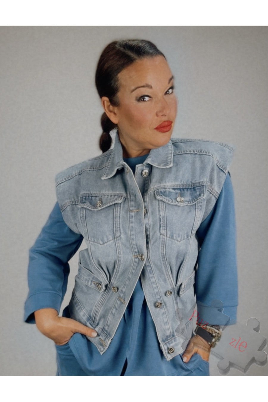 Md.Chaleco Denim