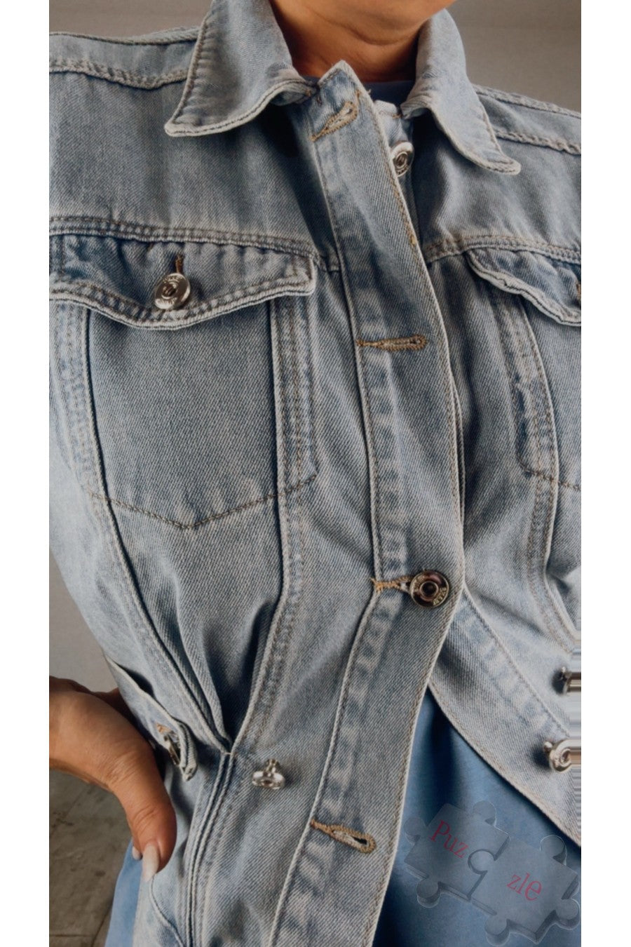 Md.Chaleco Denim
